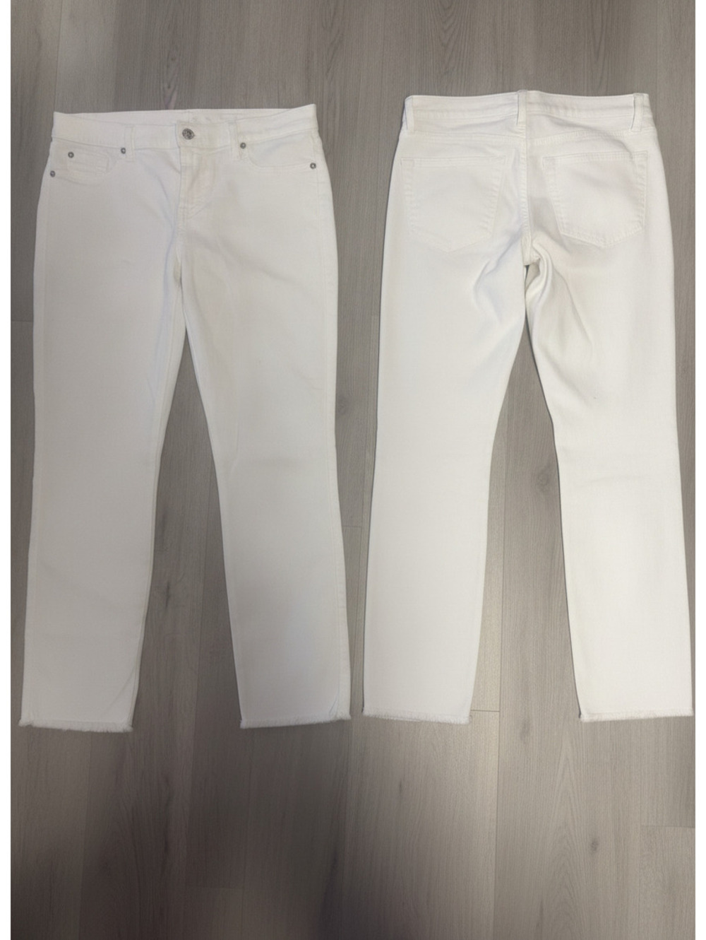 7 For All Mankind White Denim Jeans Size 30